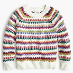 ⭐️Reduced!⭐️ The Reeds x J.Crew rainbow stripe sweater (M)